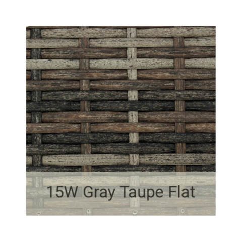 Kingston Casual wicker-15w-gray-taupe Flat