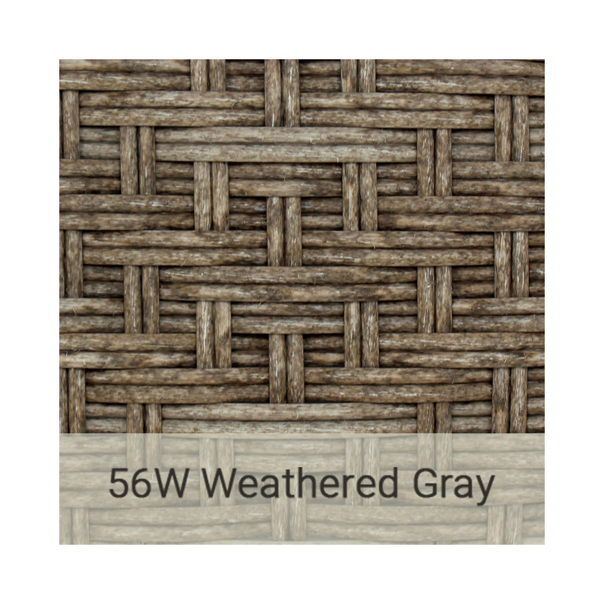 Kingston Casual wicker-56w-weathered gray